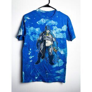 Batman Bulking Cutting Season Tie Dye T Shirt Funny Small Mens Blue